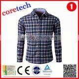 Brushed Breathable Grid Shirt Factory