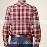 Fashion Shirt Men Shirt 100% Cotton Plaid Shirt thumbnail-1