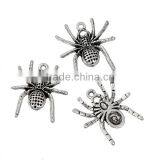 Halloween Spider Animal Antique Silver Zinc Based Alloy 3D Charms thumbnail-3