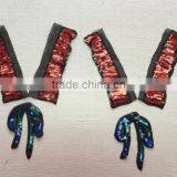 Sequin Patch Sequin Net Embroidery Fabric Sequin Embroidery Fabric thumbnail-3