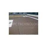 Waterproof WPC Decking Flooring for Gardens , Playground and Outdoor Decorative