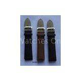 Black, Brown, Blue, White Calf Leather Wrist Watch Bands 8 - 32mm With PU Lining, 601A / 1312S Buckl thumbnail-1