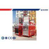 SS100 / 100 Construction Lifter Machinery Two Cage for Building Material thumbnail-2