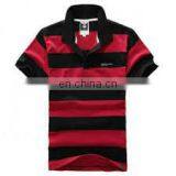 Custom Cotton Jersey Striped Polo Tshirt thumbnail-1