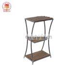 New Convenient Stores Display Stand Wholesale Price 4 Tiers Wood Storage Shelf Supermarket thumbnail-1