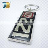Enamel With Epoxy Metal Custom Keychain Car Pressure