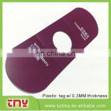 0.38mm Thickness Pvc Neck Tag Wine Bottle Pvc Neck Tag thumbnail-2