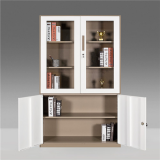 Steel Rectangle File Locker Cabinet Glass Front Storage Cabinet thumbnail-5