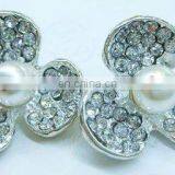 2013 New Rhinestone Hair Flower Embellishment Garment Accessory Button Shoe Clip