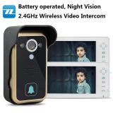 CE certification Battery operated night vision long range wireless doorbell TL-A700A