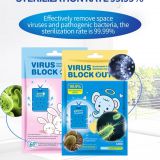 Chlorine Dioxide Card Removing Virus Portable Work Effective 60days Clo2(Children Style)