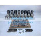 RD8 Rebuild Kit With Head Gasket Set Piston Ring Liner Main Rod Bearings Set For Nissan thumbnail-2