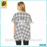 OEM Design Wholesale Cheap Plaid Maternity Blouse thumbnail-2