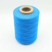 Supply Blue Color 50% Cotton 50% Polyester Ne24s/1 Colored Yarn Recycled Cotton Open-end Spinning Yarn for Denimrn thumbnail-2
