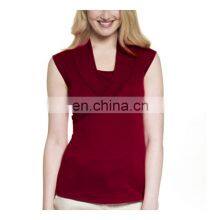 Cross Border 2020 Summer New Women's T-Shirt With Collar Print Logo European And American Mother Baby Nursing Round Neck Large thumbnail-4