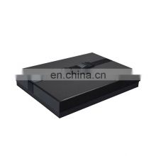 Matte black packing box for chocolate and gift packaging custom size accepted