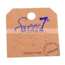 2019 Fashion Paper Earring Display Card Jewelry Necklace Packaging With Custom Logo thumbnail-5