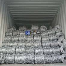 Hot Dipped Galvanized Steel Double Twist Barbed Wire for Security Fencing thumbnail-5