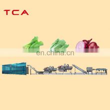 big capacity Vegetable cleaning 1000-1500kgh  frozen vegetable production line