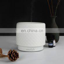 High End Ceramic Aroma Diffuser With Bamboo Base 280ml Water Capacity And Warm Light Timer Auto Off Long Cord For Home Office thumbnail-3