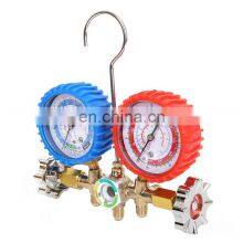 CT-536 F BRASS Manifold Gauge Set HVAC Refrigeration System Auto Air Conditioner AC Charging R134A R502 R410A R404 Price thumbnail-1
