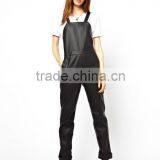 Fashion Overalls in Leather Look Suspender Trousers fahsion trouser blank trouser