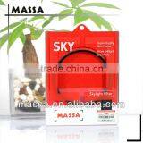 Massa super slim 77mm skylight camera filter for photography