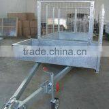 Hot-dipped galvanized mower trailer, lawn mowing trailer, lawn mower trailer