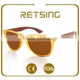 OEM Uv400 Lenes Polarized Wooden Sunglasses for Custom Logo Print/laser thumbnail-1