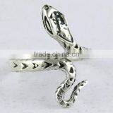 Latest Oxidized Snake Design 925 Sterling Silver Ring thumbnail-1