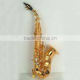 Curved Soprano Saxophone, Gold Plated thumbnail-1