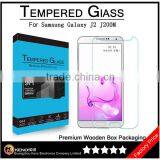 Keno Factory Price! Bubble Free High Clear Anti-shock 9H Hardness Plating Tempered Glass Screen Protector for Samsung Galaxy J2 thumbnail-1