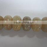 Natural Red Grey Agate Roundel Bead Mineral Gemstone for Jewelry Making thumbnail-1