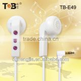 2015 new factory price free samples high quality in-ear best crystal gift diamond earphone