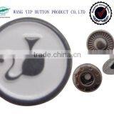 12mm Metal Brass Snap High Visibility Button