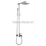 High Quality Brass Square Shower Set, Polish and Chrome Finish, Wall Mounted thumbnail-1