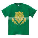 Hotfix Iron on Glitter Tiger Motif Custom Design Men Multicolor Cotton Tshirt thumbnail-1