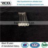 Heat Resistant Brisbane Clear Quartz Glass Tubing 13*9*100