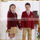 Presley OEM New Style Kids Uniforms Blouse and Skirt and Pants Uniform Children School Blazer thumbnail-2