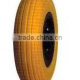 PU-1000Y 200X50 Hot Sales Super Quality Cheaper Price Yellow Colour or Any Other Colour PU Wheels thumbnail-1
