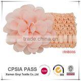 Handmade Knit Crochet Flower Headband for Kids thumbnail-2