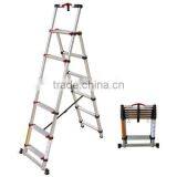 Double Side Aluminum Telescopic Ladder. thumbnail-1