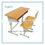 Wooden Werzalit Student Double Desk And Chair Set for Primary Student TF-8506 thumbnail-6