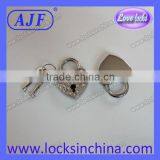 Cute Heart Silver Rhinestone Padlock thumbnail-4