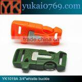 Yukai High Quality Bag Accessories Whistle Buckle With Fire Starter & Scraper thumbnail-3