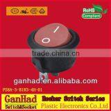 Round Appliance Rocker Switch ON OFF&8A 250V UL ENEC Rocker Swtich