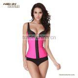 Pink Latest Latex Vest Waist Trainer thumbnail-3