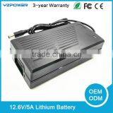 12.6V 5A Lithium Ion Battery Charger For Smart E-bike Car Portable Wall Batteries thumbnail-1