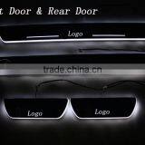 4 Pcs/Set Car LED Flash Door Sills Moving Scuff Plate White Blue Light Panel For Mazda 3th Axela 2014 2015 Quality Choice thumbnail-6