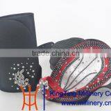 Newly Design Black And Red Female Hats And Bags